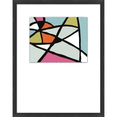 Wendover Art Group Loops And Layers 2 By Christopher Kennedy - Picture Frame Painting On Paper In Multicolor