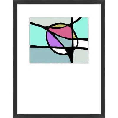 Wendover Art Group Loops And Layers 3 By Christopher Kennedy - Picture Frame Painting On Paper In Multicolor