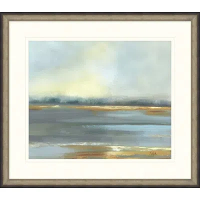 Wendover Art Group Loose Colors - Picture Frame Painting On Paper In Blue;gray;beige