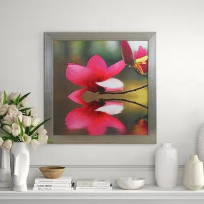 Wendover Art Group Lotus Reflections - Picture Frame Graphic Art On Canvas In Brown;pink