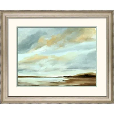 Wendover Art Group Low Tide Ii - Picture Frame Painting On Paper In Blue;brown;gray