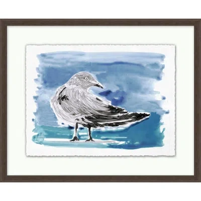 Wendover Art Group Lowcountry Gulls 3 - Picture Frame Painting On Paper In Multi
