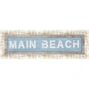 Wendover Art Group Main Beach - Textual Art In Blue