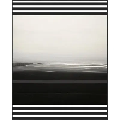 Wendover Art Group Making Waves 2 By Thom Filicia - Floater Frame Painting On Canvas In Black;gray;beige