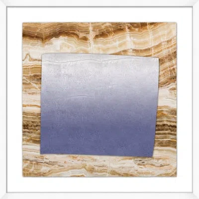 Wendover Art Group Marble And Fade 6 In Purple,brown,beige