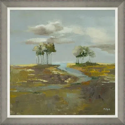 Wendover Art Group Marsh Walk 1 - Picture Frame Painting On Paper In Multicolor
