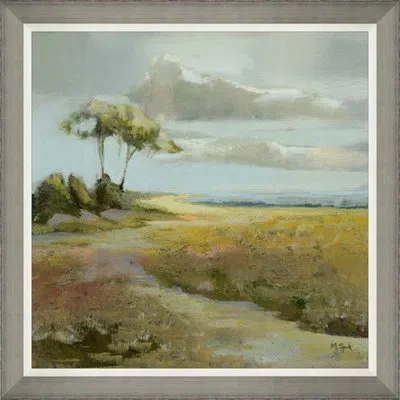 Wendover Art Group Marsh Walk 2 - Picture Frame Painting On Paper In Multicolor