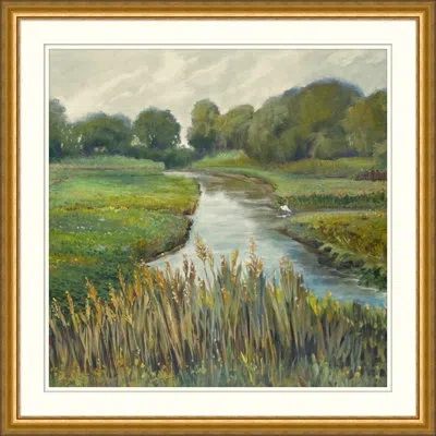 Wendover Art Group Meadow's Path 2 - Picture Frame Painting On Paper In Multi