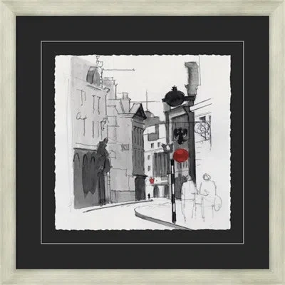 Wendover Art Group Metropolis 5 - Picture Frame Painting On Paper In Black;white;gray