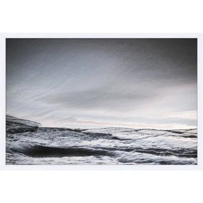 Wendover Art Group Midnight Tides 2 By Thom Filicia - Picture Frame Photograph On Paper In Black;gray;off White