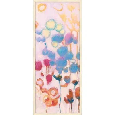 Wendover Art Group Midsummer B - Picture Frame Painting In Blue;pink;orange