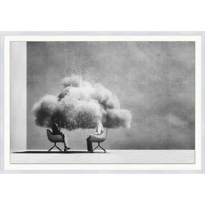 Wendover Art Group Mindstorm In Black,white,gray