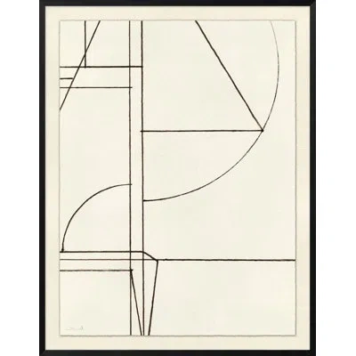 Wendover Art Group Minmod 2 - Shadow Box Print On Paper In Black,tan