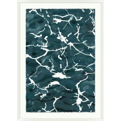 Wendover Art Group Minnewanka 4 - Picture Frame Painting In Dark Green
