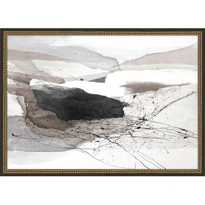 Wendover Art Group Misted Valley By Thom Filicia - Picture Frame Painting On Paper In Gray;beige