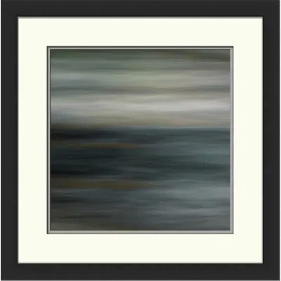 Wendover Art Group Misty Lake I - Framed Painting In Gray