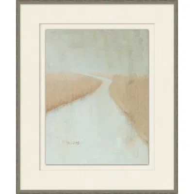 Wendover Art Group Misty Marsh 1 - Picture Frame Painting On Canvas In Beige