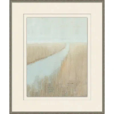 Wendover Art Group Misty Marsh 2 - Picture Frame Painting On Canvas In Beige