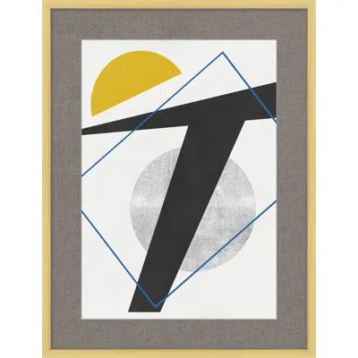 Wendover Art Group Mod 2 By Christopher Kennedy - Picture Frame Graphic Art On Paper In Black;white;gray