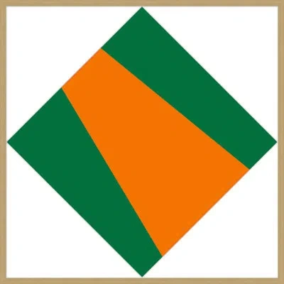 Wendover Art Group Mod Nautical 2 In Orange,green