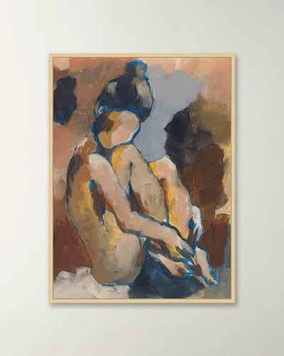 Wendover Art Group 'modest Figure 1' Wall Art In Champagne
