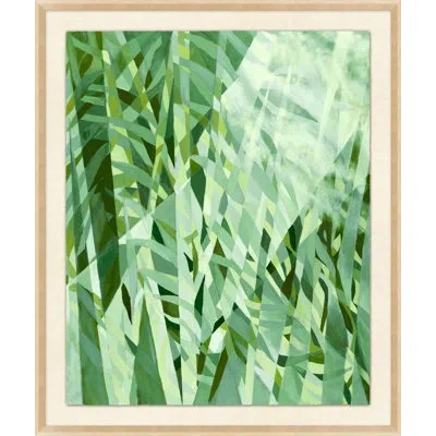 Wendover Art Group Moon Mist 2 In Green,light Green,ivory