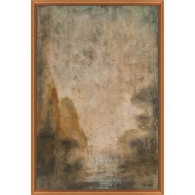 Wendover Art Group Moonlight Waters - Picture Frame Painting In Brown;gray