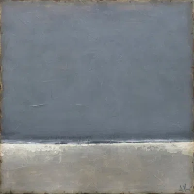 Wendover Art Group Morning Inspiration 2 - Unframed Painting On Hardboard In Gray