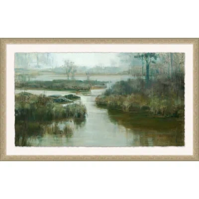 Wendover Art Group Morning Lake 2 - Picture Frame Painting In Multi