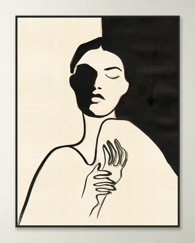 Wendover Art Group Morning Stretch Framed Giclee In Black