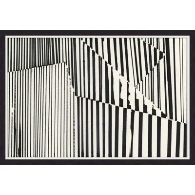 Wendover Art Group Mountain View By Christopher Kennedy - Picture Frame Painting On Paper In Black