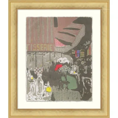 Wendover Art Group Native Parisian 10 - Picture Frame Painting In Gray;earth Pink