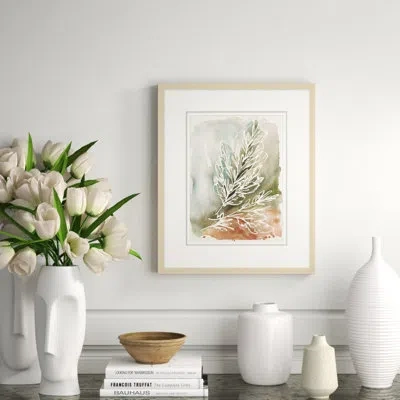 Wendover Art Group Natural Creation 4 - Picture Frame Painting In Green;gray;pink