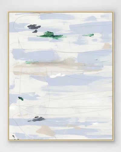 Wendover Art Group Natural Rhythms 1 Framed Giclee In Blue