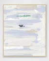 Wendover Art Group Natural Rhythms 2 Framed Giclee In Blue/cream
