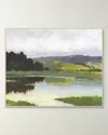 Wendover Art Group Nature's Mirror Framed Giclee In Green/blue