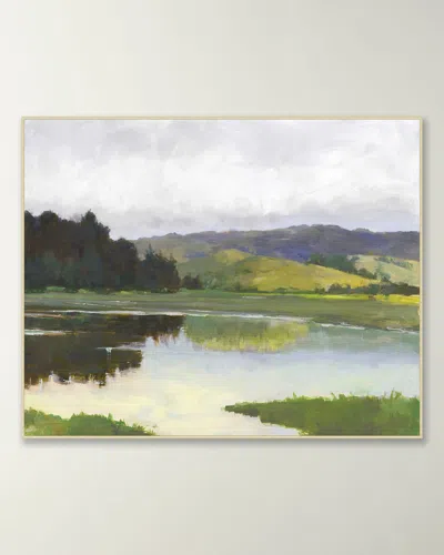 Wendover Art Group Nature's Mirror Framed Giclee In Green