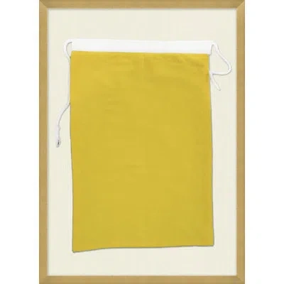 Wendover Art Group Nautical Flag Q - Shadowbox Painting In Yellow