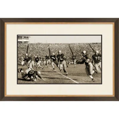 Wendover Art Group Navy Vs. Notre Dame 2 - Picture Frame Photograph On Paper In Black;brown