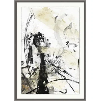 Wendover Art Group Neutral Movement 2 By Thom Filicia - Single Picture Frame Graphic Art In Black;white;tan