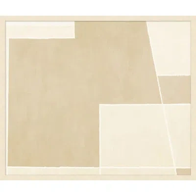 Wendover Art Group Neutral Spaces 1 - By Thom Filicia Picture Frame Painting Set On Paper In White;gray