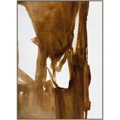 Wendover Art Group New Interpretation 1 By Thom Filicia - Floater Frame Painting On Canvas In Brown