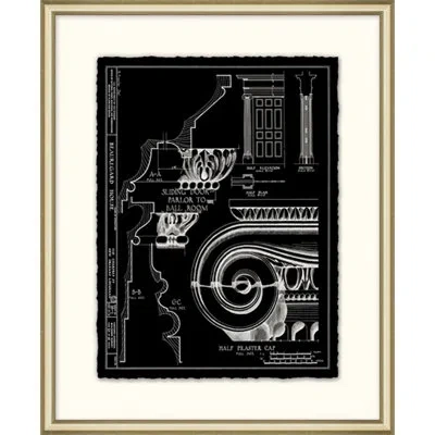 Wendover Art Group New Orleans Detail 2 - Picture Frame Graphic Art On Paper In Black;gray