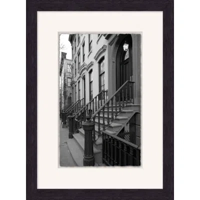 Wendover Art Group New York 1 By Lillian August - Picture Frame Photograph On Paper In Black;white