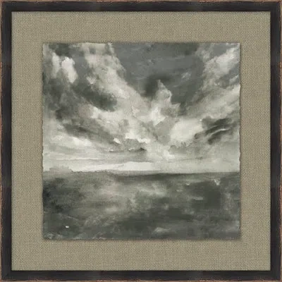 Wendover Art Group Nightscape 1 By Thom Filicia - Picture Frame Painting On Paper In Black;gray