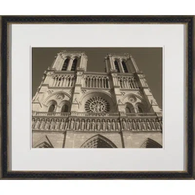 Wendover Art Group Notre Dame - Picture Frame Photograph On Paper In Brown;beige