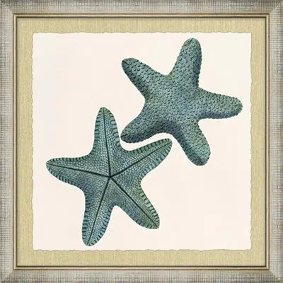 Wendover Art Group Ocean Jewel Collection 10 - Picture Frame Painting On Paper In Blue;green