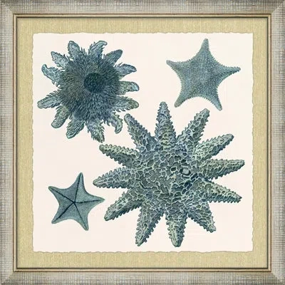 Wendover Art Group Ocean Jewel Collection 8 - Picture Frame Painting On Paper In Blue;green