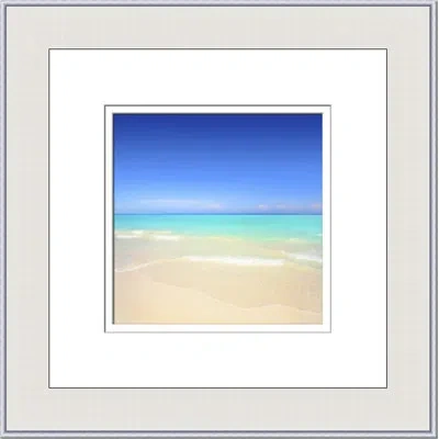 Wendover Art Group Ocean Views Iii - Picture Frame Photograph In Blue;beige