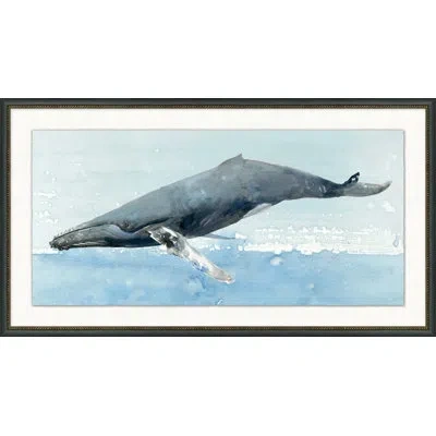 Wendover Art Group Oceans Majesty 2 - Picture Frame Painting In Blue;gray
